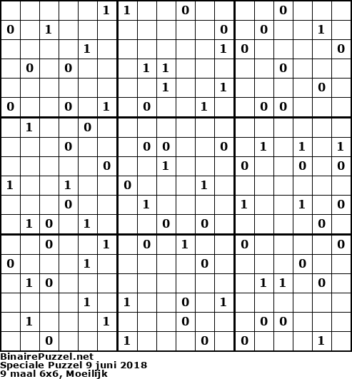 Binaire Puzzel