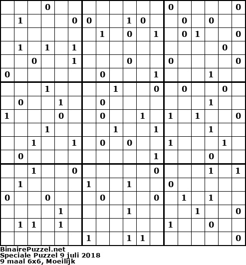 Binaire Puzzel