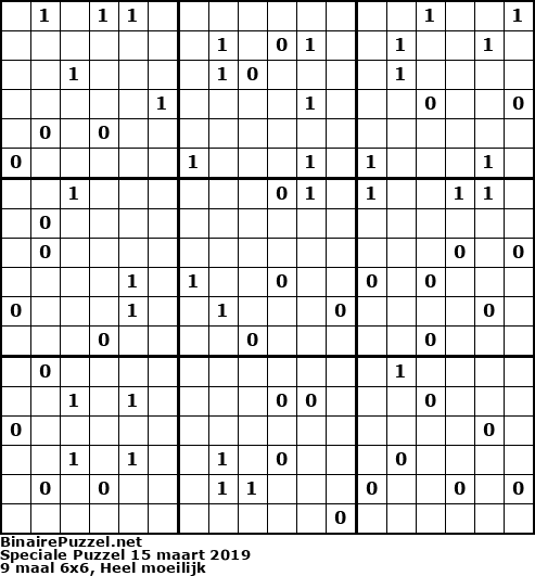 Binaire Puzzel
