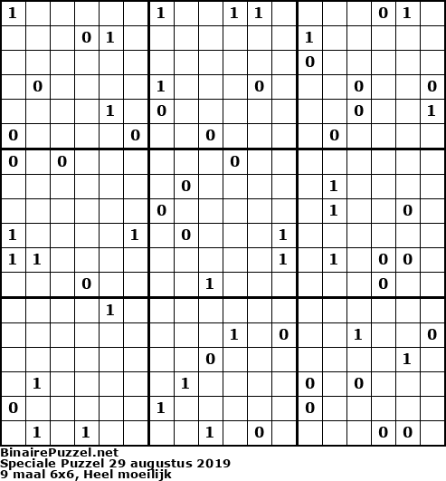 Binaire Puzzel