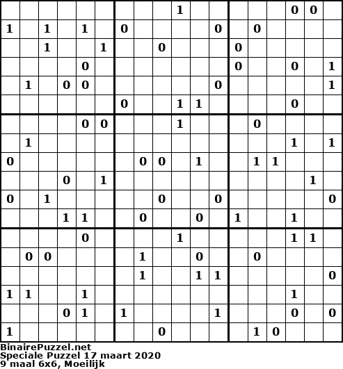 Binaire Puzzel