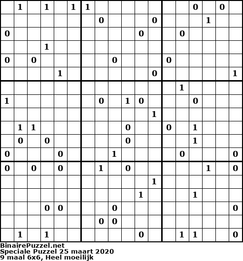 Binaire Puzzel