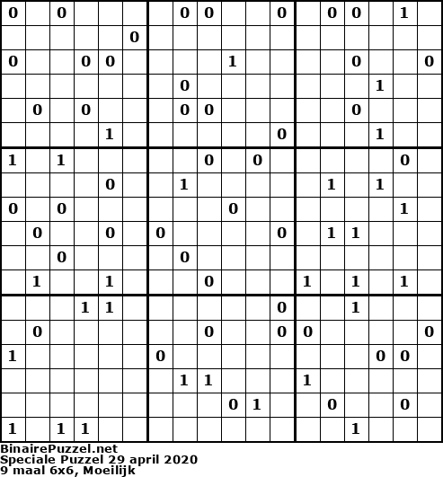 Binaire Puzzel