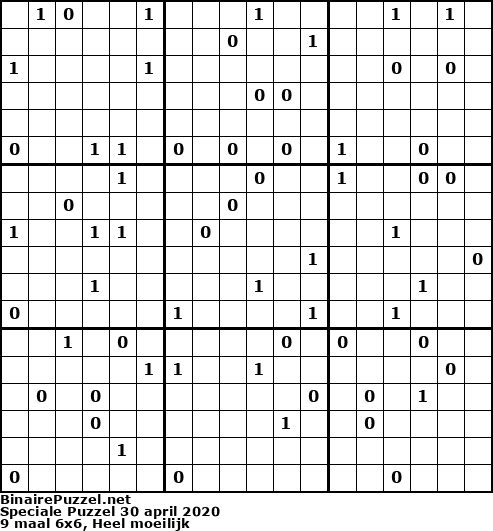 Binaire Puzzel