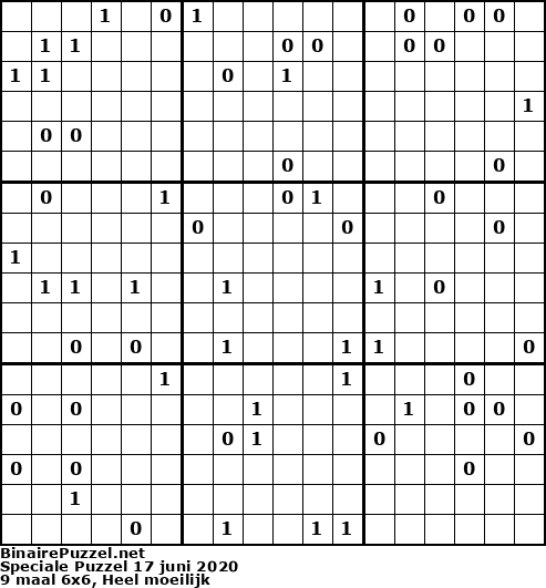 Binaire Puzzel