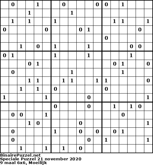 Binaire Puzzel
