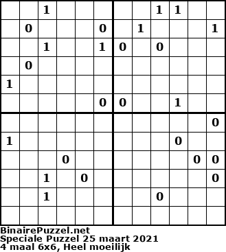 Binaire Puzzel