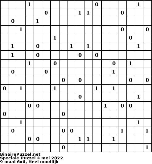 Binaire Puzzel
