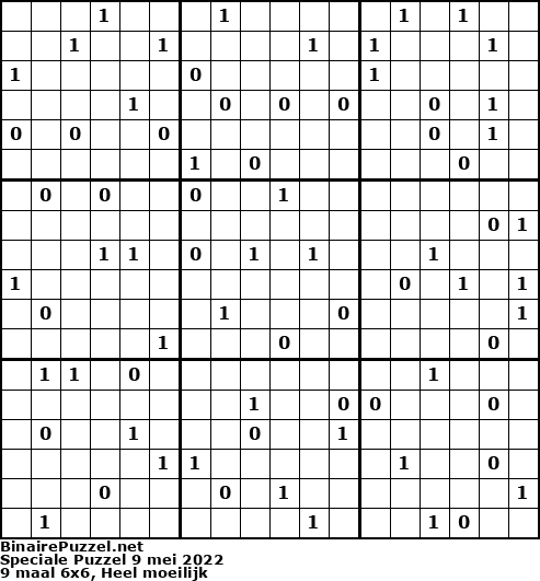 Binaire Puzzel
