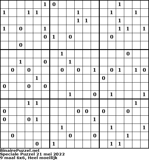 Binaire Puzzel