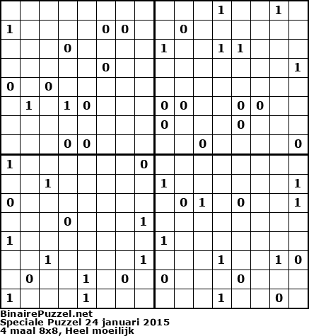 Binaire Puzzel