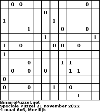 Binaire Puzzel