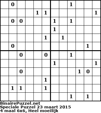 Binaire Puzzel