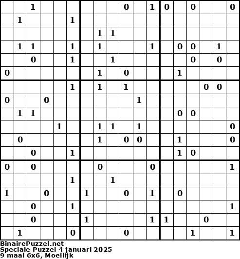 Binaire Puzzel