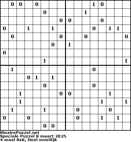 Binaire Puzzel