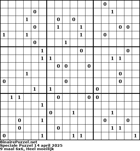 Binaire Puzzel