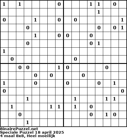 Binaire Puzzel