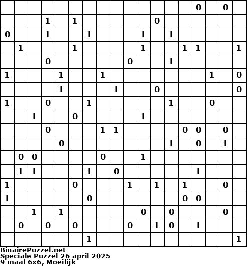 Binaire Puzzel