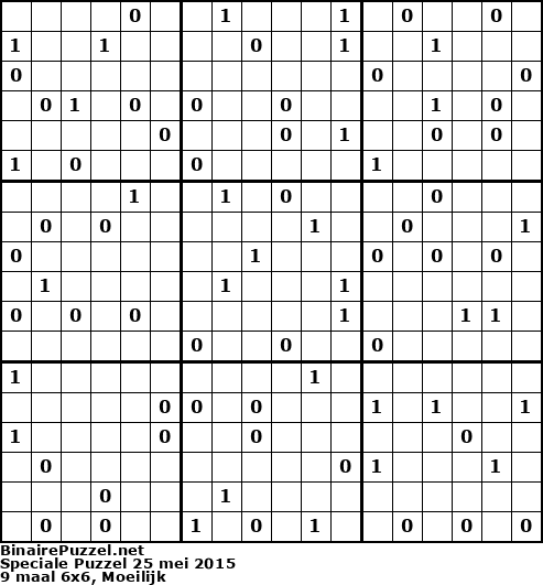 Binaire Puzzel