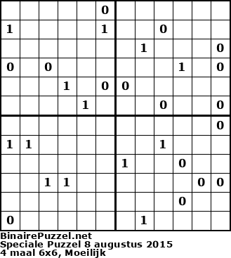 Binaire Puzzel