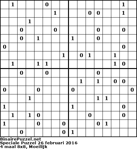 Binaire Puzzel