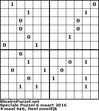 Binaire Puzzel