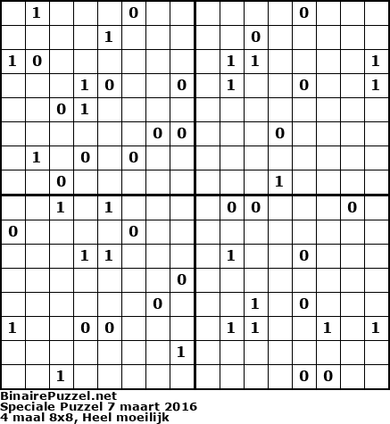 Binaire Puzzel