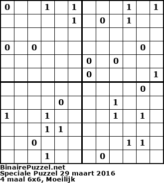 Binaire Puzzel