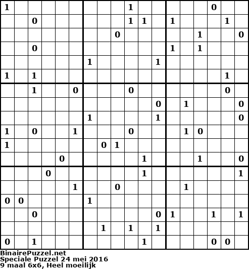 Binaire Puzzel