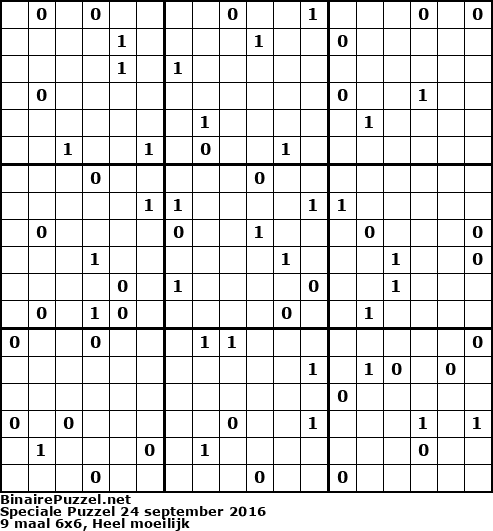 Binaire Puzzel