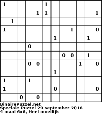 Binaire Puzzel