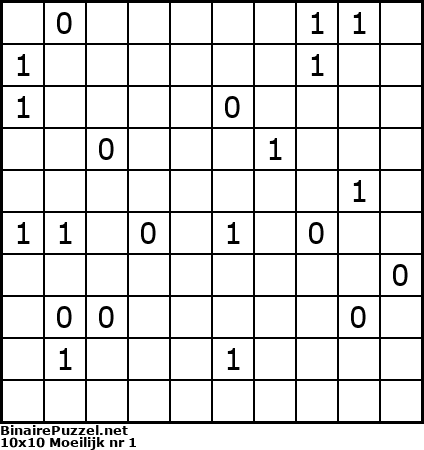 Binaire Puzzel
